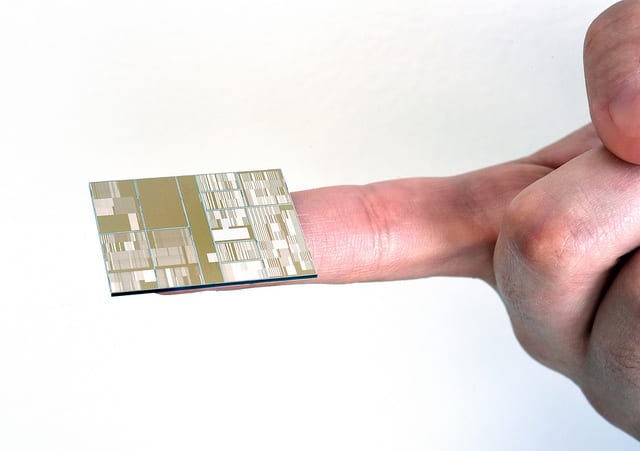 IBM 7nm node test chip Image credit: Darryl Bautista/Feature Photo Service for IBM