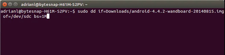 2 Wandboard run cmdv1