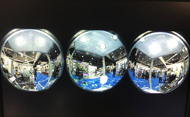 360 camera fish eye lens electronics design show 2017