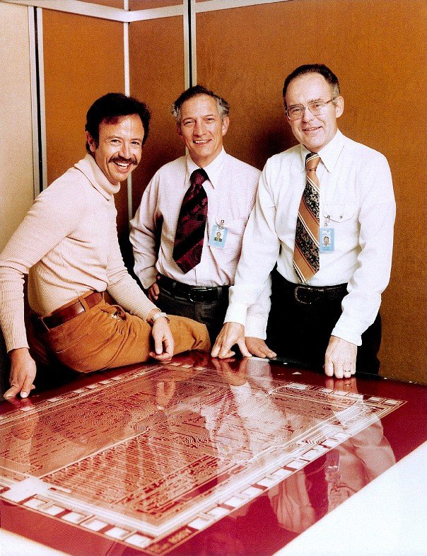 Left to right – Andy Grove, Robert Noyce and Gordon Moore, 1978 Image credit: Intel Free Press