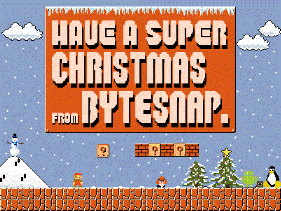 ||2020 highlights graphic|||Visual representation of a feasibility study. Man pointing at code on a screen.|ViGiL project demo||||The ByteSnap Christmas Card 2020