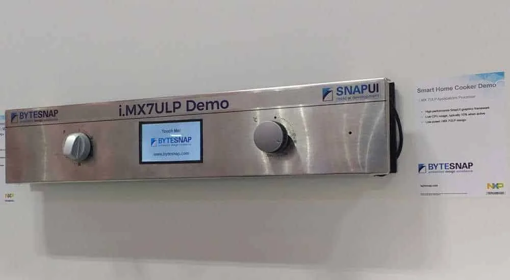 Embedded World 2019 - ByteSnap SnapUI demo