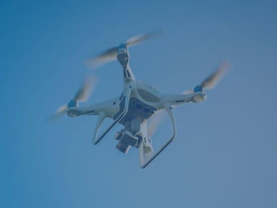 IoT project drone flying in the sky blue|IoT Project abstract connection||VPN