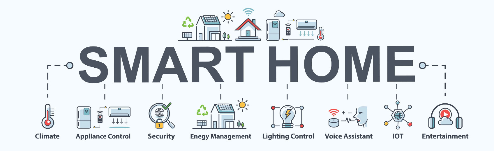 Smart Home Systems Icons