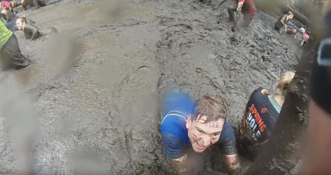 Wolf Run - Graeme stuck in mud