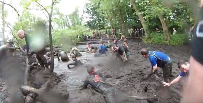 Wolf Run - very muddy