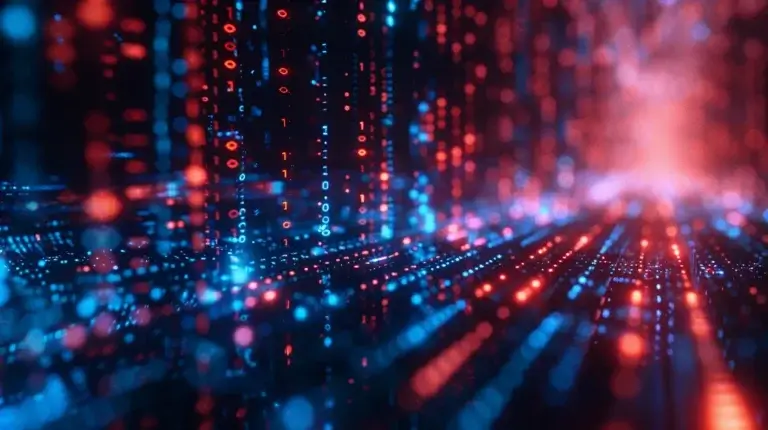 Firmware abstract image of code