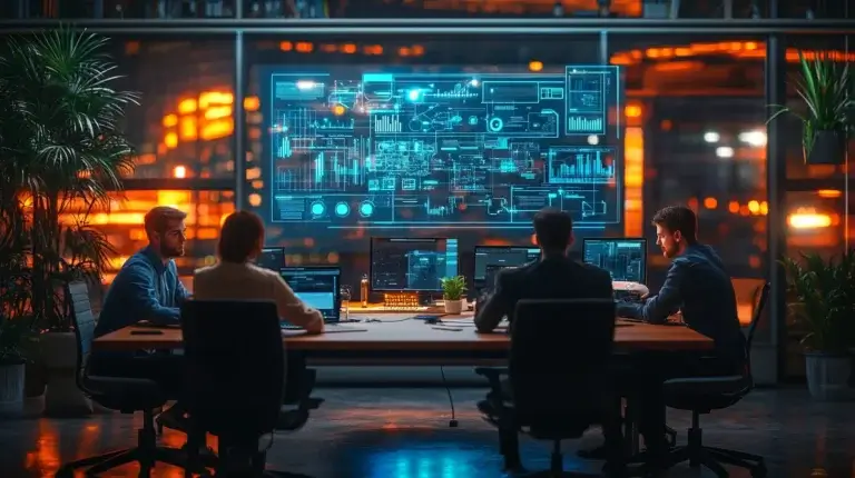 IoT product development strategy meeting