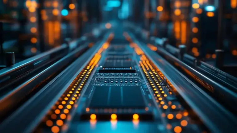 motherboards on productionline