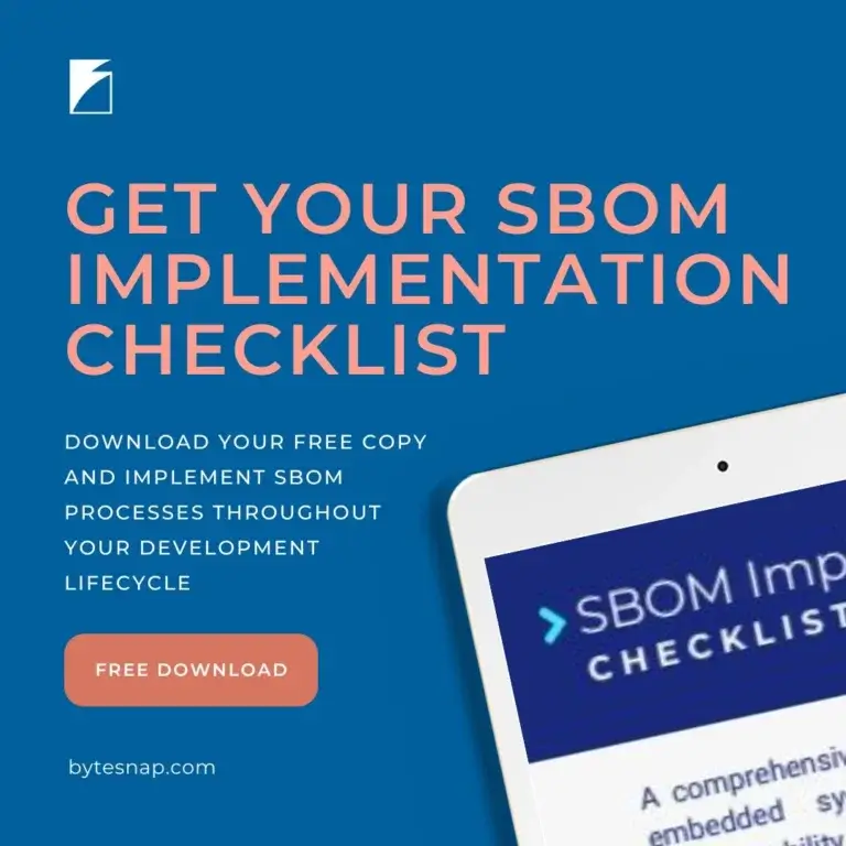 SBOM Checklist Download