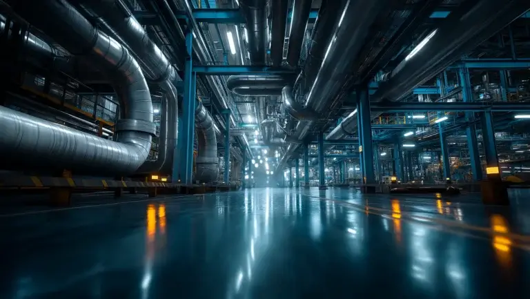 Pipeline network at industrial plant_ByteSnap Design