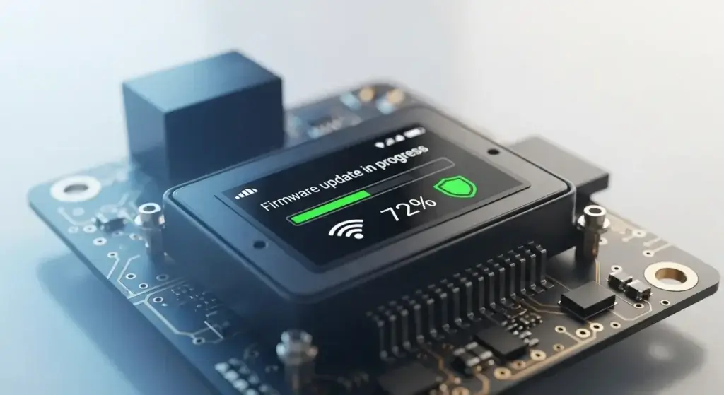 How to do OTA firmware updates without bricking device - OTA update & PCB illustration